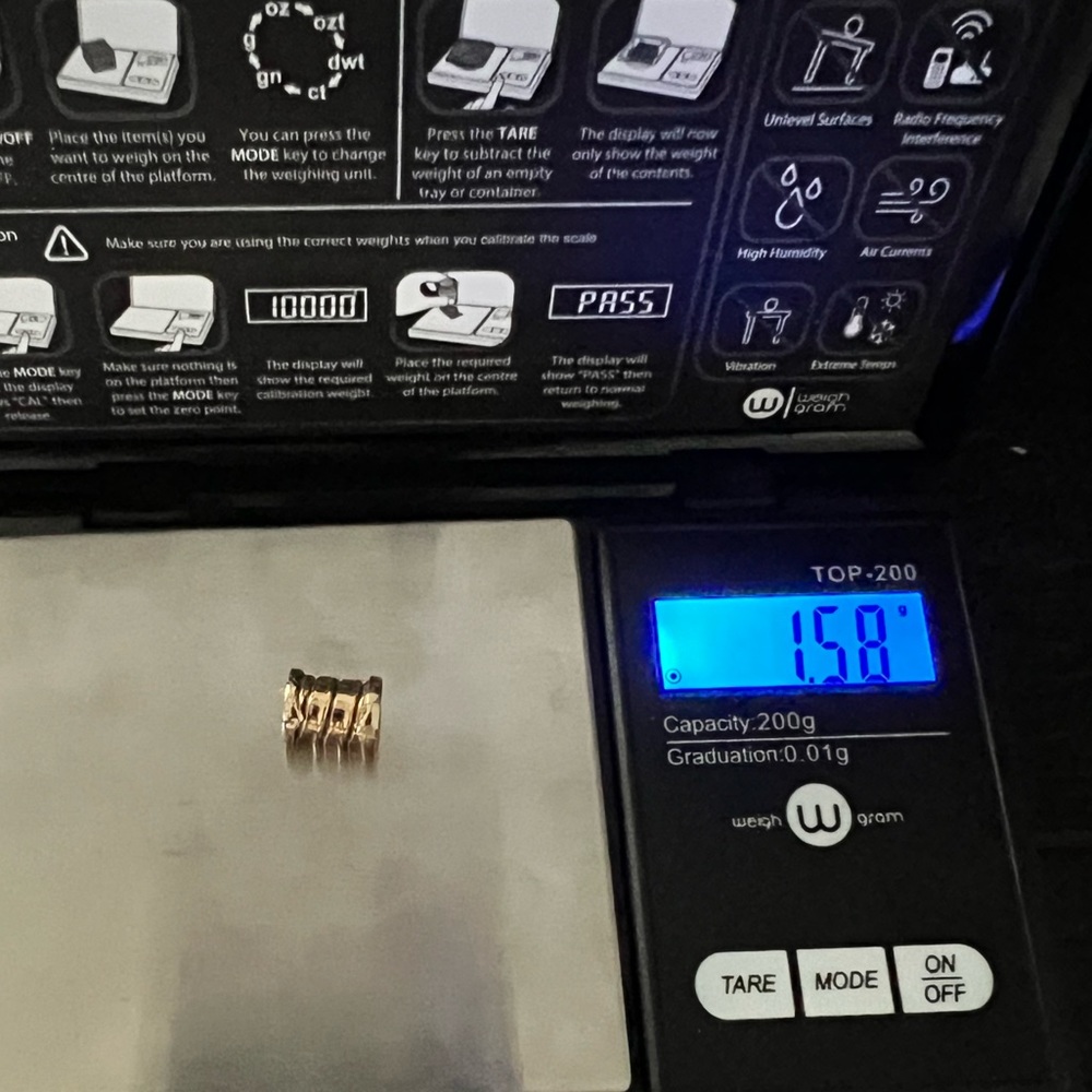 Pure 18k Real Yellow Gold Pendant